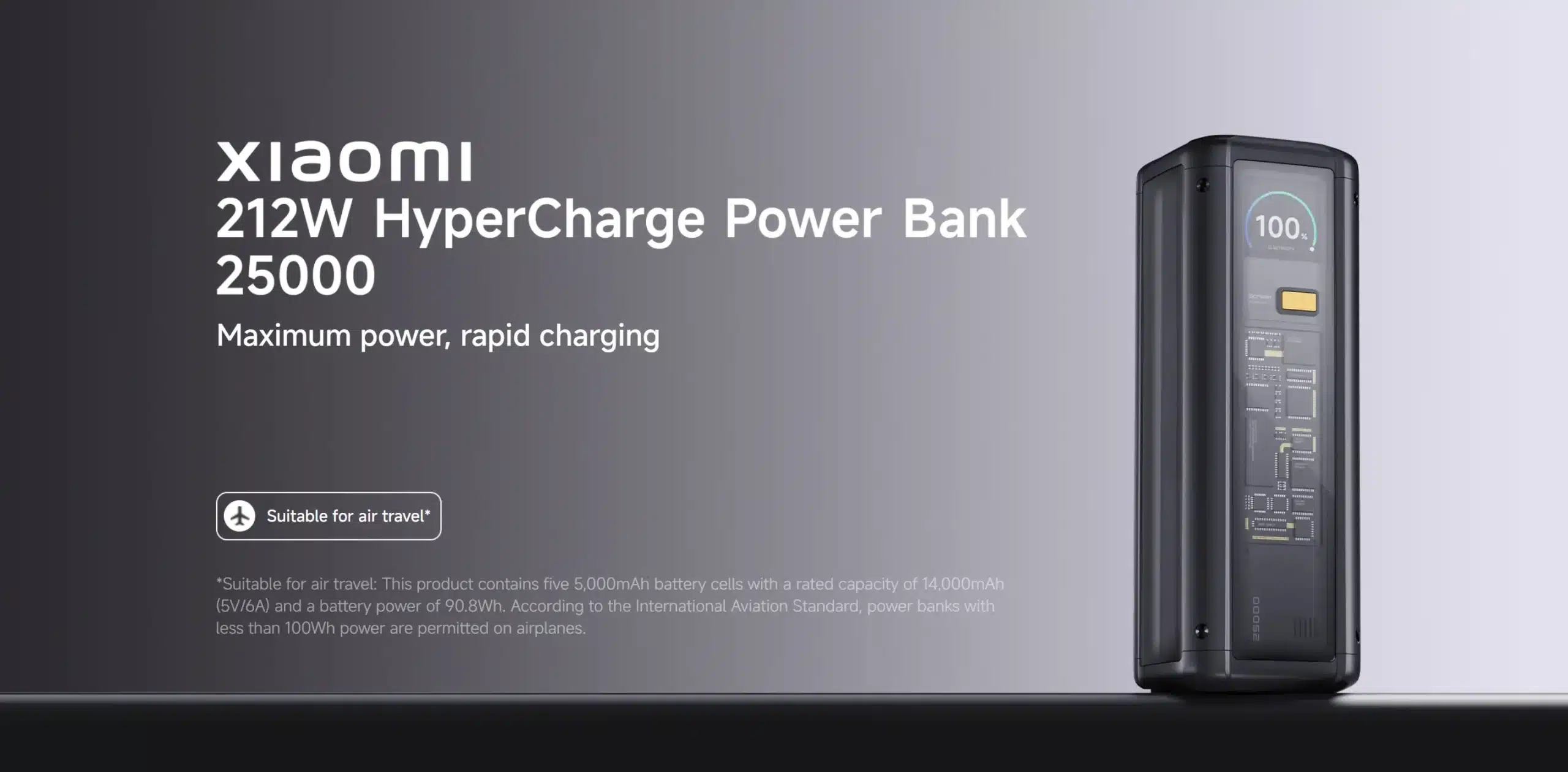 Xiaomi P03MI 212W HyperCharge Power Bank 25000mAh 3 scaled