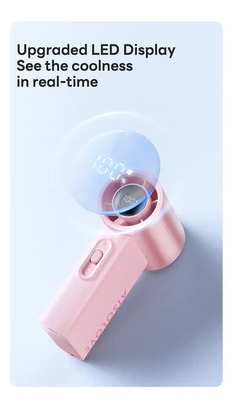 Xiaomi aiSolove F20 Turbo High Speed Handheld Fan 6000mAh 2