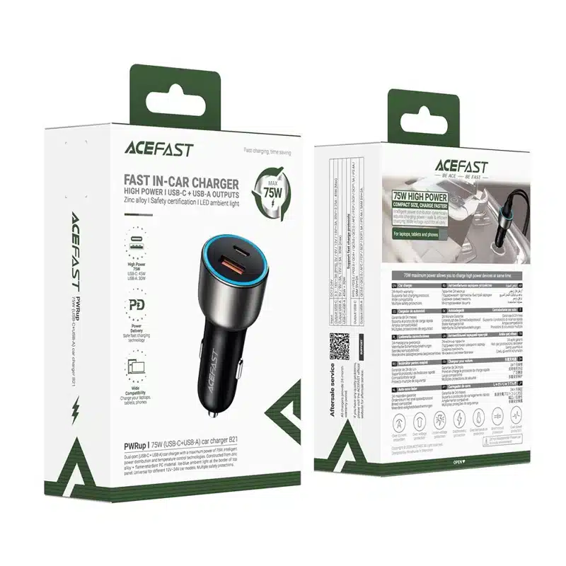 ACEFAST B21 75W Car Charger 1