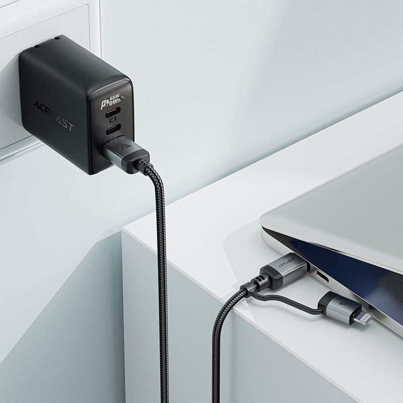 ACEFAST C20 01 USB C to USB C Lightning 3 In 1 Cable 4
