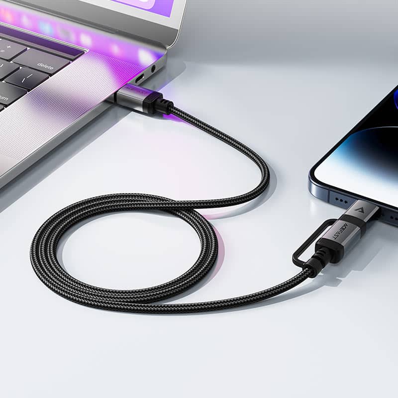 ACEFAST C20 01 USB C to USB C Lightning 3 In 1 Cable 5
