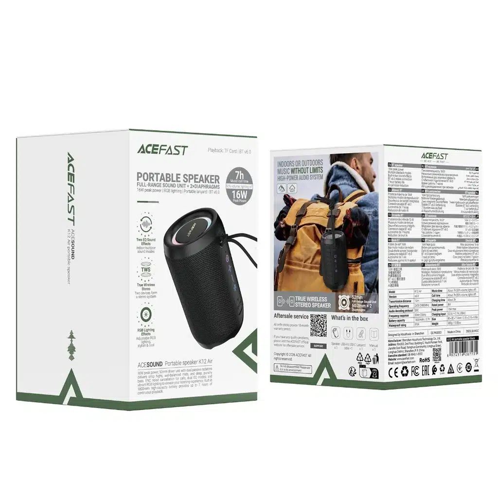 ACEFAST K12 Air Portable Wireless Speaker 1