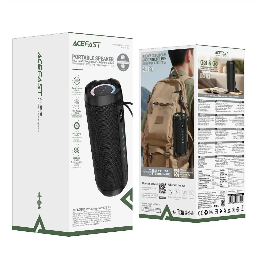 ACEFAST K12 Pro Portable Wireless Speaker 1