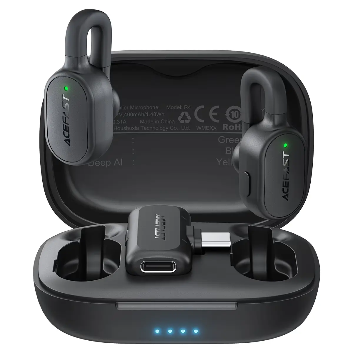 ACEFAST R4 Wireless Lavalier Microphones 4