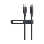 • **Anker A80A1/A80A2 541 USB-C to Lightning Cable (Bio-Based)** is a premium fast-charging cable designed to deliver reliable performance, exceptional durability, and environmentally conscious construction. Featuring MFi certification, support for up to 30W fast charging, bio-based materials derived from plants, and an ultra-durable design tested for up to 20,000 bends, this cable offers a sustainable and dependable charging solution for iPhone, iPad, AirPods, and other Lightning-enabled devices. Available in multiple stylish color options and lengths, the Anker 541 cable combines performance, durability, and eco-friendly innovation. • **Up to 30W Fast Charging Support** delivers efficient charging performance for compatible iPhones, iPads, and other Lightning devices when paired with a suitable USB-C power adapter. • **Apple MFi Certified** ensures flawless compatibility, safe charging, and reliable data transfer with all Lightning-enabled Apple devices. • **Bio-Based Material Construction** utilizes plant-derived materials such as corn and sugar cane to reduce reliance on petroleum-based plastics. • **Environmentally Friendly Design** includes 100% recyclable paper packaging printed with soy-based ink for a more sustainable product lifecycle. • **Ultra-Durable Construction** is tested to withstand up to 20,000 bends, ensuring long-lasting reliability for everyday use. • **USB-C to Lightning Connectivity** provides convenient charging and synchronization for a wide range of Apple devices. • **Available in Multiple Lengths** offers flexibility with both 3ft and 6ft options to suit different charging environments. • **Five Stylish Color Options** allow users to personalize their accessories with modern and vibrant finishes. • **Reliable Charging & Data Transfer** ensures stable performance whether charging devices or syncing files. • **Premium Anker Quality** delivers trusted durability and consistent charging performance backed by Anker's engineering expertise. --- ## **Specifications** **Product Name:** Anker 541 USB-C to Lightning Cable (Bio-Based) **Model Numbers:** • A80A1 • A80A2 **Cable Type:** • USB-C to Lightning **Charging Speed:** • Up to 30W Fast Charging **Certification:** • Apple MFi Certified **Available Lengths:** • 3ft (0.9m) • 6ft (1.8m) **Material:** • Bio-Based Exterior Material • Plant-Based Components Derived from Corn and Sugar Cane **Color Options:** • Phantom Black • Aurora White • Natural Green • Misty Blue • Lilac Purple **Durability:** • Tested for Up to 20,000 Bends **Packaging:** • 100% Recyclable Paper Packaging • Printed with Soy-Based Ink **Compatibility:** • iPhone • iPad • iPad Pro • AirPods • Other Apple Lightning Devices **Functions:** • Fast charging • Data synchronization • MFi-certified safe charging • Durable daily-use design • Eco-friendly construction --- ## **Q&A** **Q1: What devices are compatible with the Anker 541 USB-C to Lightning Cable?** A1: It is compatible with all Lightning-enabled Apple devices, including iPhones, iPads, iPad Pro models, AirPods, and more. **Q2: Does the cable support fast charging?** A2: Yes, it supports up to 30W fast charging when used with a compatible USB-C power adapter. **Q3: Is the cable Apple MFi certified?** A3: Yes, it is officially MFi certified for safe and reliable compatibility with Apple devices. **Q4: What makes this cable eco-friendly?** A4: The cable uses bio-based materials derived from plants such as corn and sugar cane, while the packaging is made from recyclable paper and soy-based ink. **Q5: How durable is the cable?** A5: It has been tested to withstand up to 20,000 bends, ensuring excellent durability for long-term use. **Q6: What lengths are available?** A6: The cable is available in both 3ft (0.9m) and 6ft (1.8m) versions. **Q7: Can it be used for data transfer as well as charging?** A7: Yes, the cable supports both charging and data synchronization functions. **Q8: What colors are available?** A8: It is available in Phantom Black, Aurora White, Natural Green, Misty Blue, and Lilac Purple. **Q9: Is the cable suitable for iPad fast charging?** A9: Yes, it supports high-speed charging for compatible iPad models with Lightning ports. **Q10: What is the advantage of bio-based cable materials?** A10: Bio-based materials help reduce environmental impact by replacing a portion of conventional petroleum-based plastics with renewable plant-derived resources.