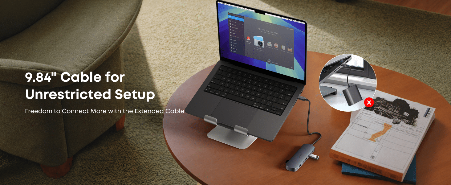 Anker A83D2 USB C Hub 7 in 1 Multi Port USB Adapter for Laptops 1