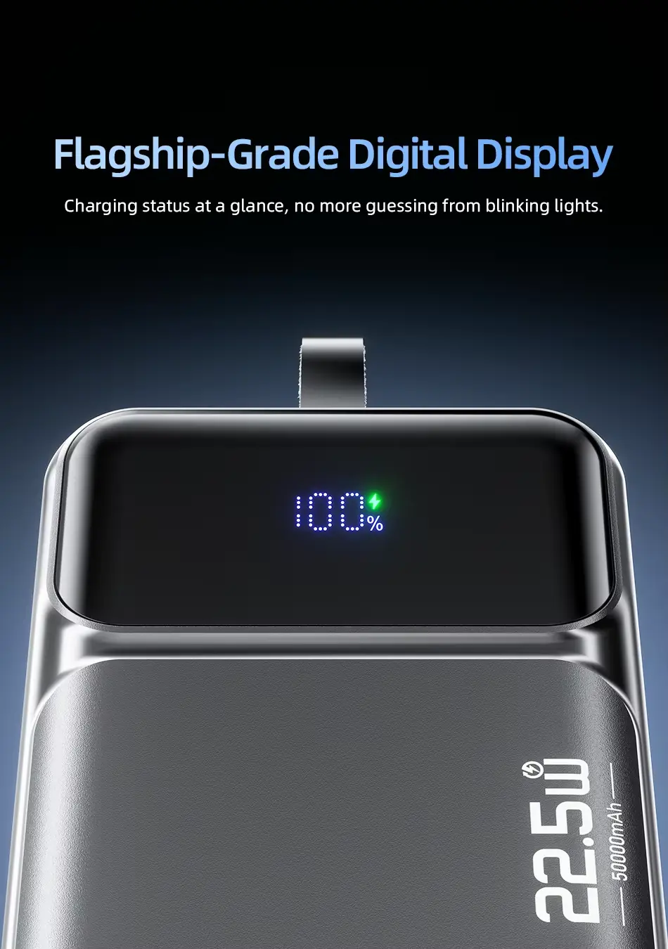 Awei PA 106 50000mAh 22.5W Fast Charging Type C USB Portable Power Bank 2