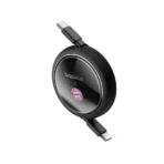 Baesus FC Bayern Free2Pull Mini Retractable USB-C Cable 100W SKU: P10364500113-Z2 Color: Black/White/Blue/Purple Material: PC + TPE Port: USB-C to USB-C Power: USB-C 100W Data Transfer Speed: 480Mbps Length: 1m ● 100W High-Speed Charging ● Compact and Safe Fast Charging on the go ● Adjustable Cable Length for Convenience ● Exclusive, Ultra-thin Patented Design