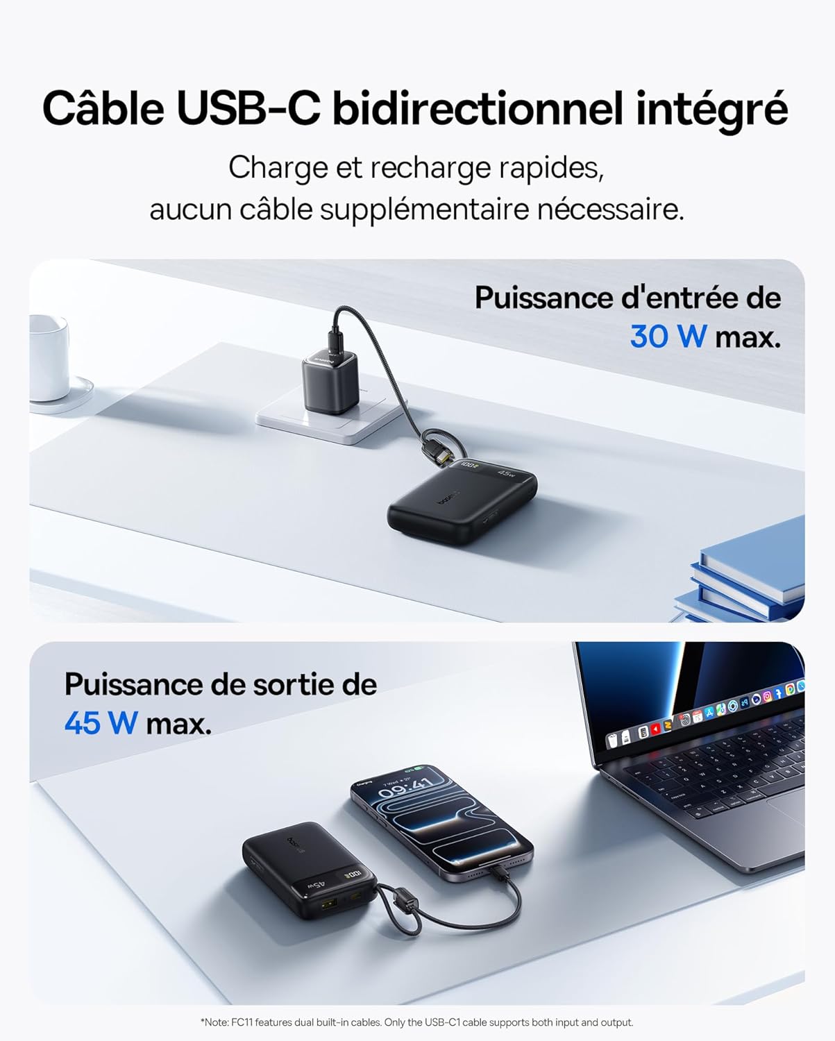 Baseus EnerFill FC11 45W 20000mAh Digital Display Power Bank 2