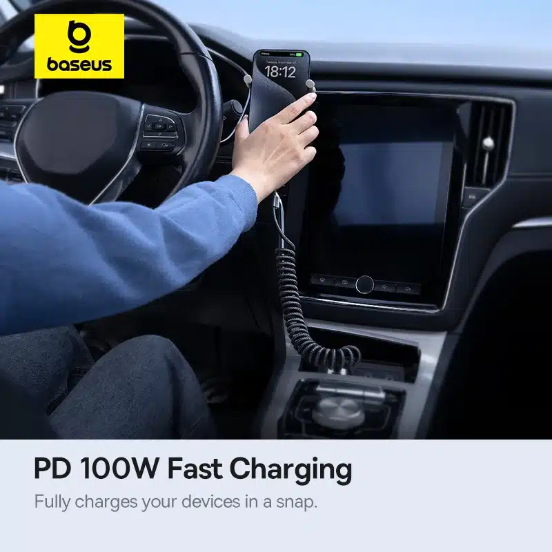 Baseus Fish Eye Charging Data Cable USB C to USB C 100W 3