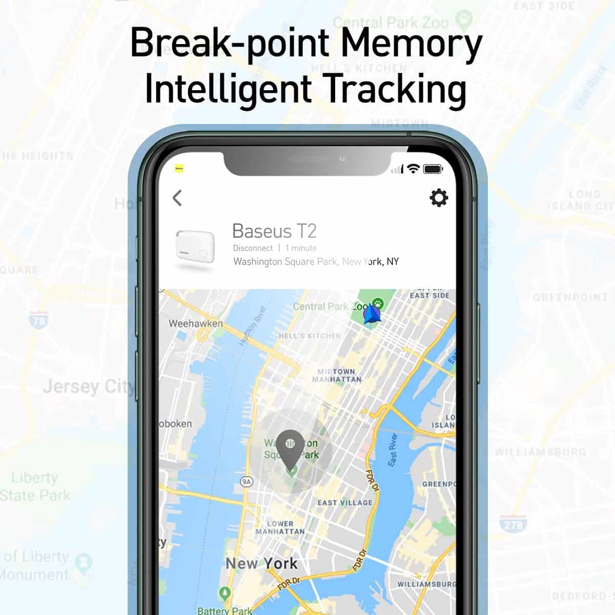 Baseus T2 Intelligent Anti Lost Tracker Device 4