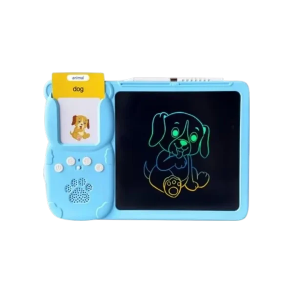 Early Education Device 2 in 1 Talking Flash Cards & LCD Writing Tablet