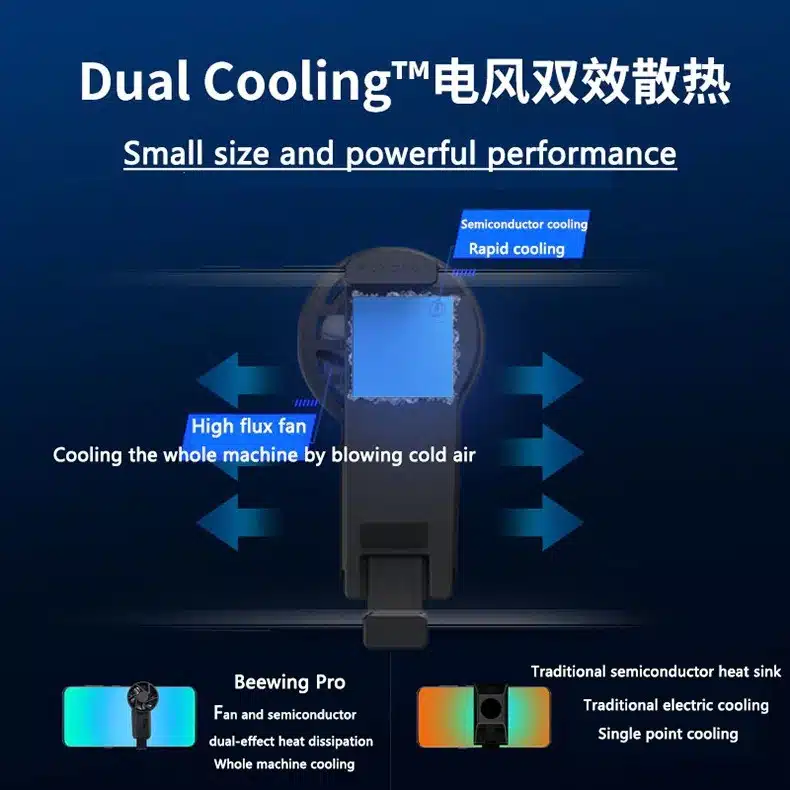 Flydigi Wasp Wing Pro Dual Mode Mobile Phone Cooling Fan 1