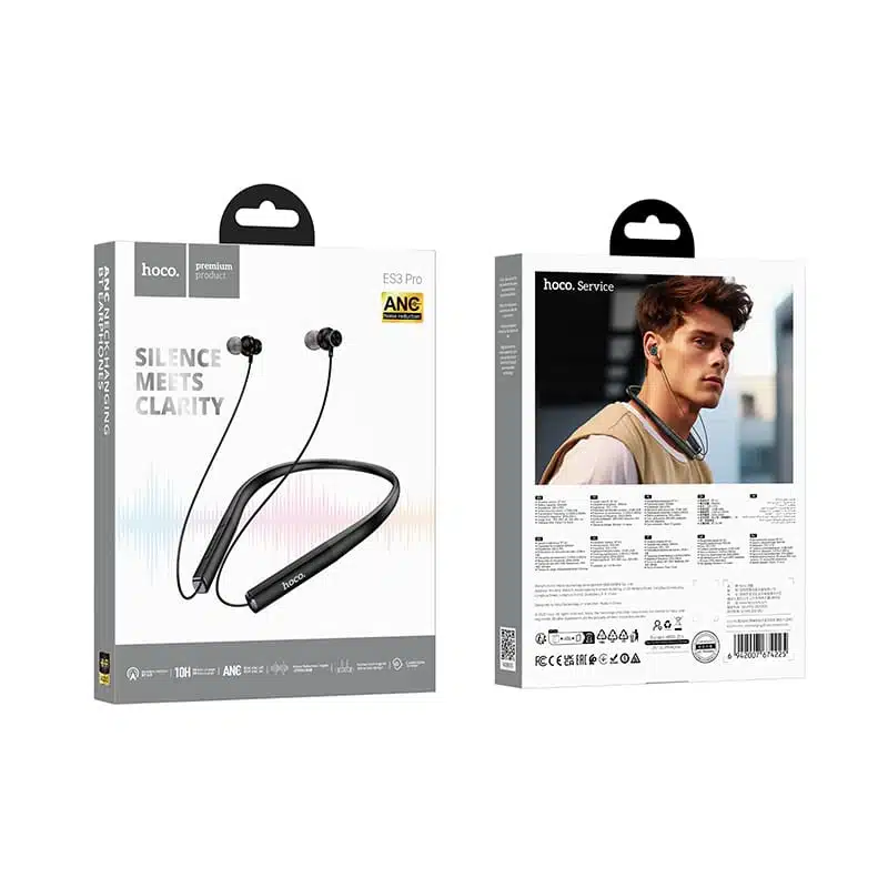 Hoco ES3 Pro ANC BT 6.0 Neckband 1
