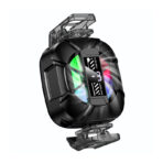Hoco GA5 Triumph Semiconductor Mobile Phone Cooler GA5 Triumph semiconductor mobile phone cooler Material PC Size 67 * 59.5 * 29mm Weight 70g Output 5300 RPM ± 10% RPM; Three level adjustment for heat dissipation (can freeze at 25 degrees Celsius) Fan 7 blades Motor Brushless motor Compatibility Magnetic suction compatible with iPhone 12 and above, non magnetic suction phones under 7 inches (clip size: 65-95mm) Accessories Charging cable * 1, magnetic sheet * 1, clip * 1