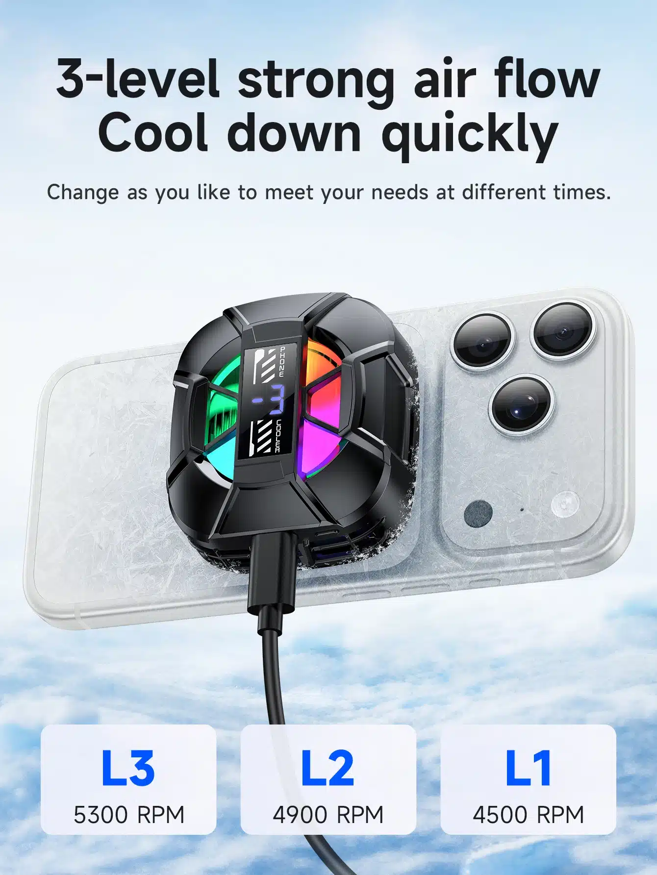 Hoco GA5 Triumph Semiconductor Mobile Phone Cooler 3