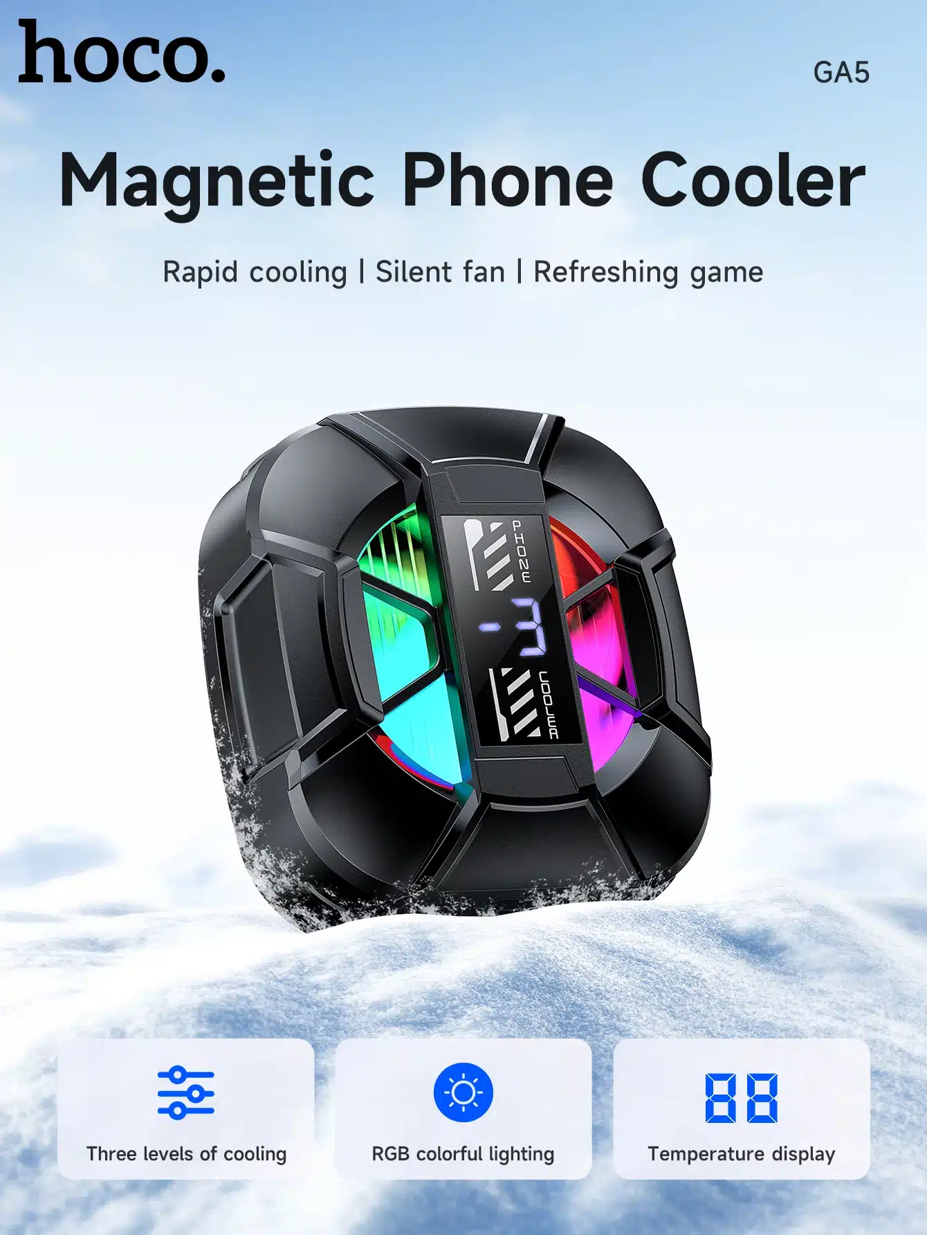 Hoco GA5 Triumph Semiconductor Mobile Phone Cooler 5
