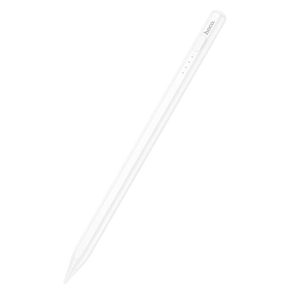 Hoco GM114 Active Capacitive Stylus Pen GM114 Smart Active Pad Dedicated Capacitive Pen Pencil 1. Material: aluminum alloy + POM + electronic components 2. Process: baked paint 3. Dimensions: 165 x 9 mm; Weight: 14 g 4. Battery capacity: 130 mAh; Charging time: 30 minutes; Autonomy: 11-14 hours 5. Specific for iPad, suitable for versions after 2018