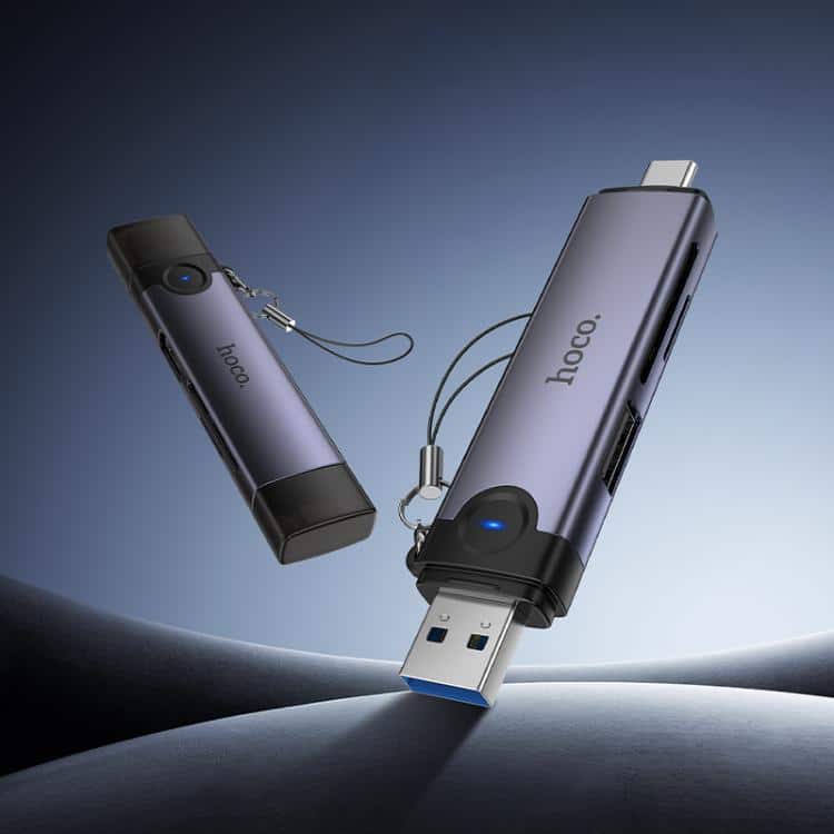 Hoco HB56 Victory USBType C 3 in 1 Card Reader 2