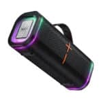 Hoco HC51 Soul Sports Speaker 1. Material: ABS; Size: 252 * 90 * 103mm; Weight: 1145g 2. Bluetooth 6.0; Chip: JL6966 3. Battery capacity: 1800mAh; Charging time: 4-5 hours 4. Usage time: 3 hours 5. Speaker unit: 57mm * 2; Power: 10W * 2; Peak power: 30W 6. Supports Bluetooth, USB flash drive, TF, TWS and other modes