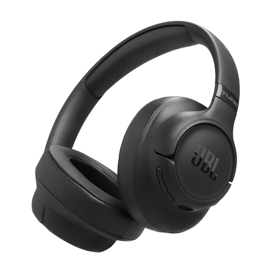 JBL Tune 780NC Adaptive Noise Cancelling Wireless Over-Ear Headphones Features JBL Tune 780NC Hi-Res JBL Pure Bass Sound plus Spatial Sound - Image Hi-Res JBL Pure Bass Sound plus Spatial Sound JBL Pure Bass Sound adds depth, power, and punch to everything you hear. Custom 40mm drivers deliver rich, dynamic audio whether you’re locking in at work or losing yourself in a playlist. Our proprietary JBL Spatial Sound technology puts you in the middle of your music as sound flows naturally from every direction, on any device. When you want even more detail and clarity, enjoy Hi-Res audio using the included USB-C to 3.5mm audio cable. JBL Tune 780NC Adaptive Noise Cancelling with Smart Ambient - Image Adaptive Noise Cancelling with Smart Ambient Adaptive Noise Cancelling automatically adjusts to tune out the distractions, whether you're deep into your work focus or getting into the groove. Use Ambient Aware and TalkThru to hear what’s happening around you or jump into conversations without taking off your headphones. Manage it all easily through the JBL Headphones app. JBL Tune 780NC 2-mic perfect calls with beamforming technology - Image 2-mic perfect calls with beamforming technology Two beamforming mics precisely capture your speech without background noise, while our latest noise reduction technology filters out ambient sound in even the busiest environments. So whether you’re on a teleconference in a busy café or catching up with a friend during your commute, your voice comes through loud and clear. JBL Tune 780NC Up to 76 hours of battery life, plus speed charge - Image Up to 76 hours of battery life, plus speed charge JBL Tune 780NC Lightweight, comfortable, and foldable - Image Lightweight, comfortable, and foldable JBL Tune 780NC Fast Pair by Google + Swift Pair by Microsoft - Image Fast Pair by Google + Swift Pair by Microsoft JBL Tune 780NC Multi-point connection with Bluetooth® 6.0 - Image Multi-point connection with Bluetooth® 6.0 JBL Tune 780NC Customize your sound with the JBL Headphones app - Image Customize your sound with the JBL Headphones app Video Gallery Specs & Downloads Item#: JBLT780NCBLK EAN: 1200130030482 Description Your music takes center stage with JBL Tune 780NC wireless headphones. JBL Pure Bass Sound and immersive Spatial Sound surround you with crisp, powerful music, while Adaptive Noise Cancelling keeps you free from distractions. The sleek over-ear design with subtle metal accents makes a statement in your choice of stylish colors. Up to 76 hours of battery life means you can go a week between charges. And if you do need a top-up, five minutes gets you another 5 hours—or just plug in the detachable headphone cable to stay in the groove. With 2 mics that accurately pick-up your voice, calls sound perfect on both ends. Seamless Bluetooth® switching makes it easy to stay connected across devices, while the JBL Headphones app lets you tailor the sound of your music and crystal-clear calls with ease. They’re lightweight enough to wear all day, and foldable so they slip easily into any bag when the music’s over. From morning podcasts to all-night playlists, JBL Tune 780NC headphones are built to keep up and stand out. Specs General Specifications Driver size (mm) 40 Activity Leisure Noise Cancelling Yes Noise Cancelling Type Adaptive Noise Canceling Number of Microphones 5 Audio Specifications Dynamic frequency response range (Hz) 10Hz - 20kHz (by wireless), 10Hz - 40kHz (by wired) Dimensions Audio Cable Length (m) 1.2 Ear Cup External Height (cm) 9.63 Ear Cup External Width (cm) 7.88 Ear Cup Internal Height (cm) 6 Ear Cup Internal Width (cm) 4.25 Ear Cup Depth (cm) 2.1 Control and Connection Specifications Bluetooth frequency 2.4 GHz - 2.4835 GHz Connection Wireless Connectivity Technology Bluetooth Bluetooth profiles A2DP V1.4, AVRCP V1.6.3, HFP V1.8 Bluetooth transmitted modulation π/4-DQPSK Bluetooth transmitter power < 10 dBm (EIRP)\ Battery Charging time (hours from empty) 2 Maximum music play time with ANC off (hours) 76 Maximum music play time with ANC on (hours) 50 Maximum talk time (hours) 45 Battery Life 76 Maximum play time (hours) 76 Features Spatial Sound Yes Voice Aware Yes Foldable Yes Speed charge Yes Ambient Aware Yes Built-in Microphone Yes Detachable Cable Yes JBL Pure Bass Sound Yes Multi-Point Connection Yes TalkThru Yes Adaptive Noise Cancelling Yes Wireless Yes Over-ear Yes Rechargable battery Yes Bluetooth Yes JBL Headphone App Yes