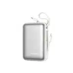 JOYROOM JR-PBF29 22.5W Mini Power Bank 20000mAh 22.5W Fast Charge – Charge iPhone & Samsung phones up to 3× faster 20,000mAh Capacity – Mini size with long-lasting power USB-C In & Out – One port for fast charging and recharging Smart Digital Display – See battery level and fast-charge status instantly Built-in Dual Cables – Works with iPhone & Android devices Triple Outputs – Charge 3 devices at once Up to 4 iPhone 16 Charges – Reliable power for days Smart Temperature Control – Cool, safe, and stable charging Technical Specifications Model JR-PBF29 Shell Material ABS + PC Fireproof Material Maximum Output Power 22.5W Battery Type Li-Polymer，20,000mAh 3.85V (77Wh) Net Weight 341.8 g Size 72.9*32.5*109mm Rated Capacity 12,000mAh (5V⎓2.4A) Input USB-C Input: 5V⎓3.0A / 9V⎓2.0A / 12V⎓1.5A Built-in USB-C Cable Input: 5V⎓3.0A / 9V⎓2.0A / 12V⎓1.5A Output USB-C Output:5V⎓2.4A / 9V⎓2.22A / 10V⎓2.25A / 12V⎓1.67A Built-in USB-C Cable Output:5V⎓2.4A / 9V⎓2.22A / 10V⎓2.25A / 12V⎓1.67A Built-in USB-L Cable Output:5V⎓2.4A / 9V⎓2.22A Multi-Port Output: 5V⎓2.4A (Max)