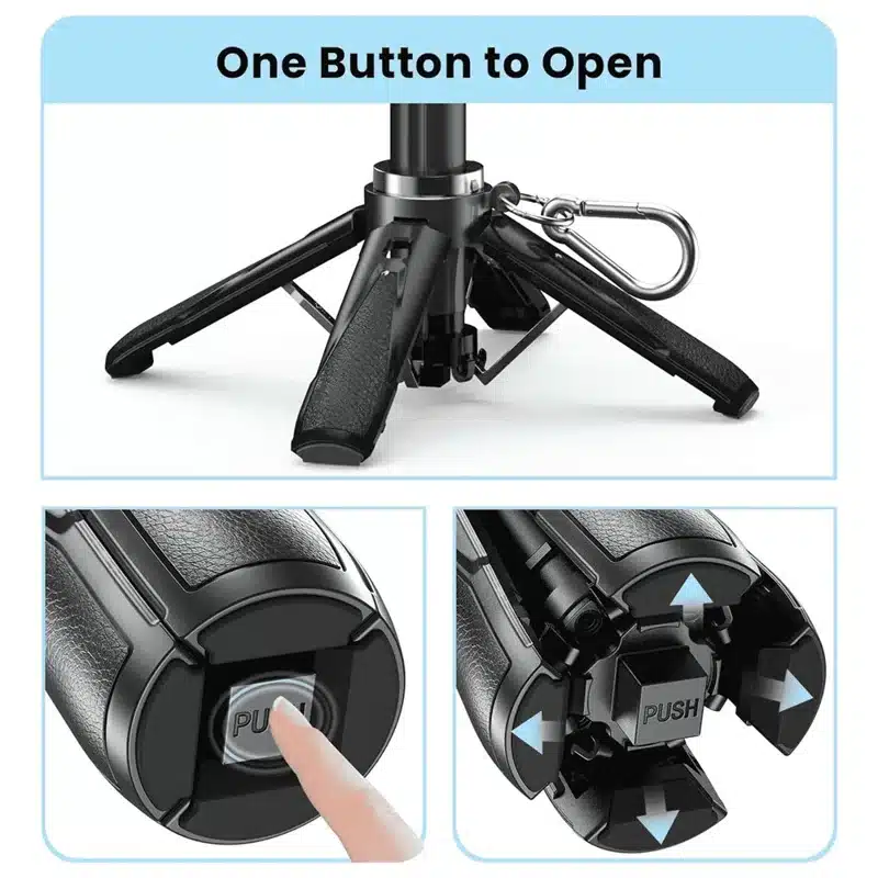 Jmary MT 18 Mini Selfie Stick with Bluetooth Remote 3