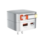 LDNIO Q9 33W Fast Charger with Retractable Cable