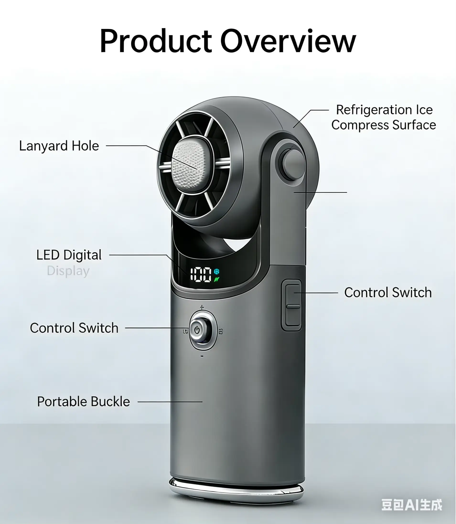 LanDai MF168 High Speed Handheld Fan 1