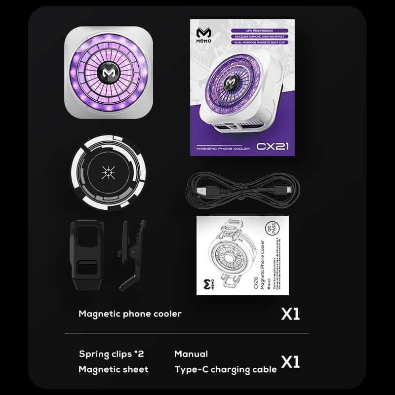 MEMO CX21 Magnetic Phone Cooler 1