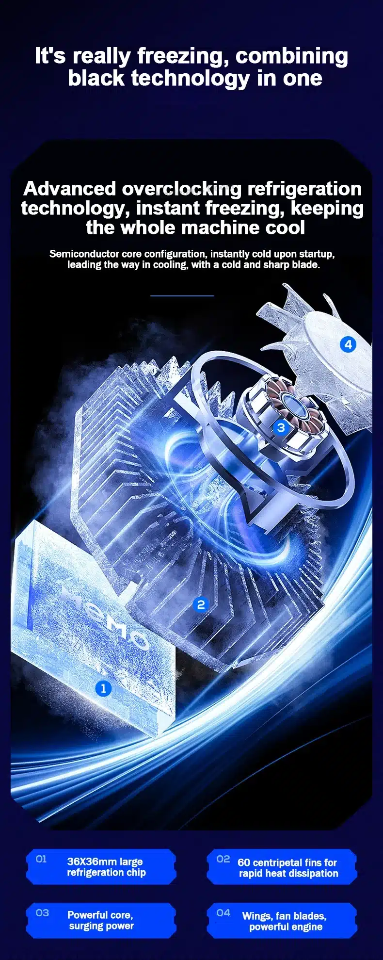 MEMO DL20 Ai Semiconductor Phone Cooler 3