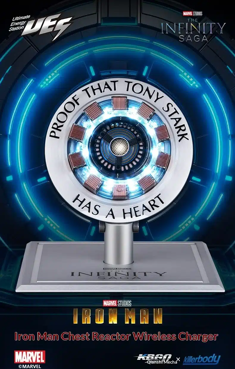 Marvel Iron Man Arc Reactor Wireless Charger 5
