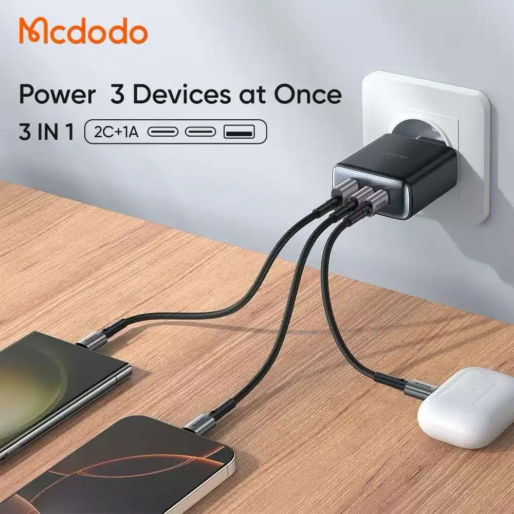 Mcdodo CH 4860 45W 3 Port Fast Charging Set 5