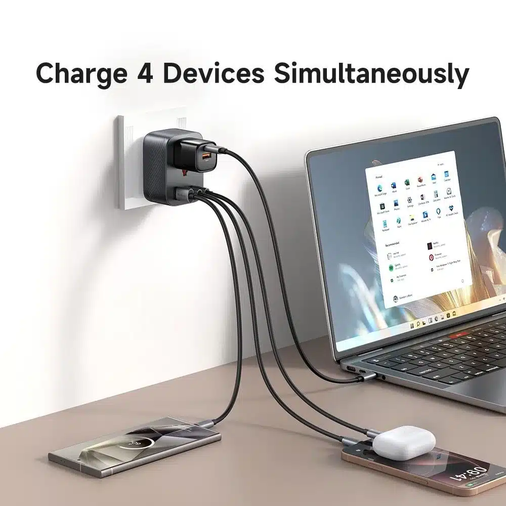 Mcdodo CP‐0810 UK Travel Plug Adapter with 3 USB Ports 3