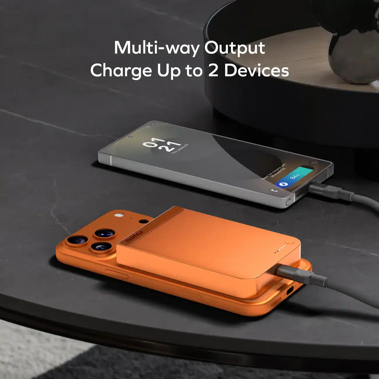 Momax 1 Power S.Pass 10000mAh Qi2 Magnetic Wireless Battery Pack 5