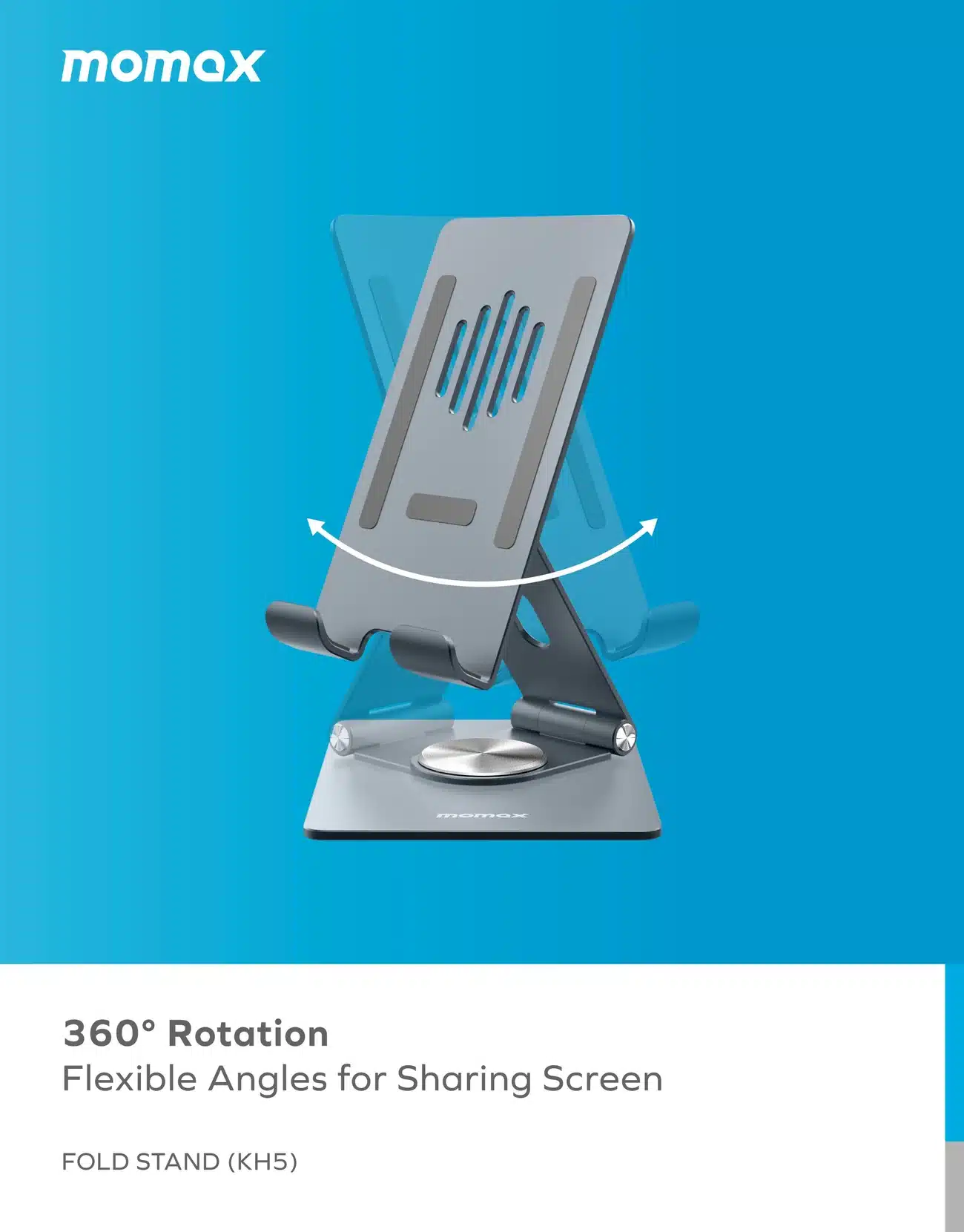 Momax KH5 Mobile Tablet Multi Purpose Rotating Stand 7