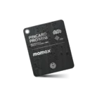 Momax PinCard Pro Mini Rechargeable Find My Tracker Certified with Apple Find My Connects with iOS devices via the Apple Find My app Wireless charging compatible Up to 12 months of battery life on a single charge With instant lost alarm setting With a built-in buzzer Precise real-time tracking Super mini, ultra thin, and lightweight IP68 waterproof & dust resistant Specifications: Battery capacity: 100mAh (Wireless rechargeable battery) Wireless version: 5.1 Waterproof rating: IP68 Materials: PVC Dimensions: 53.5 x 39 x 3 mm Weight: 11g ± 2g SKU: BR8D