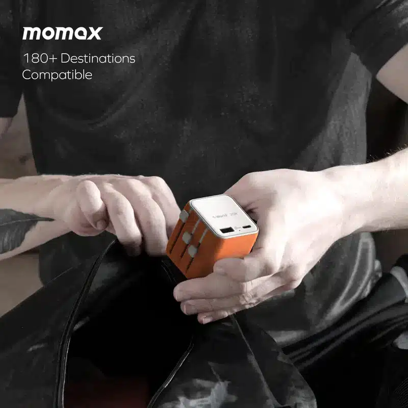 Momax UA29 1 World² 20W Universal 2 Port USB Travel Adapter 6