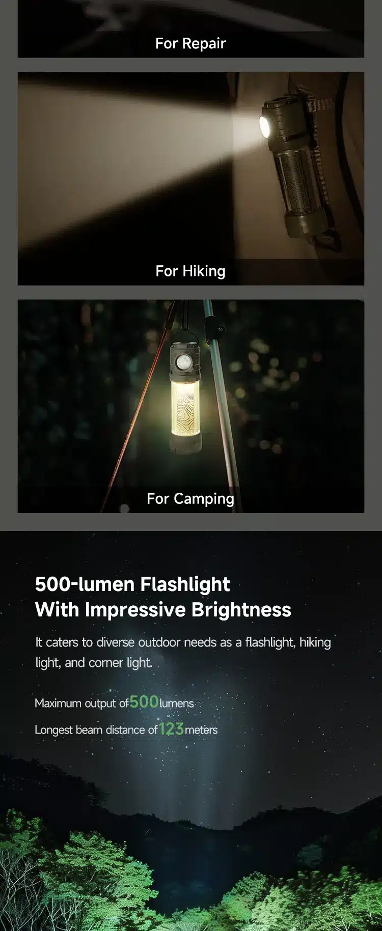 NexTool LP10 NE20331 Starry Camping Lantern 4