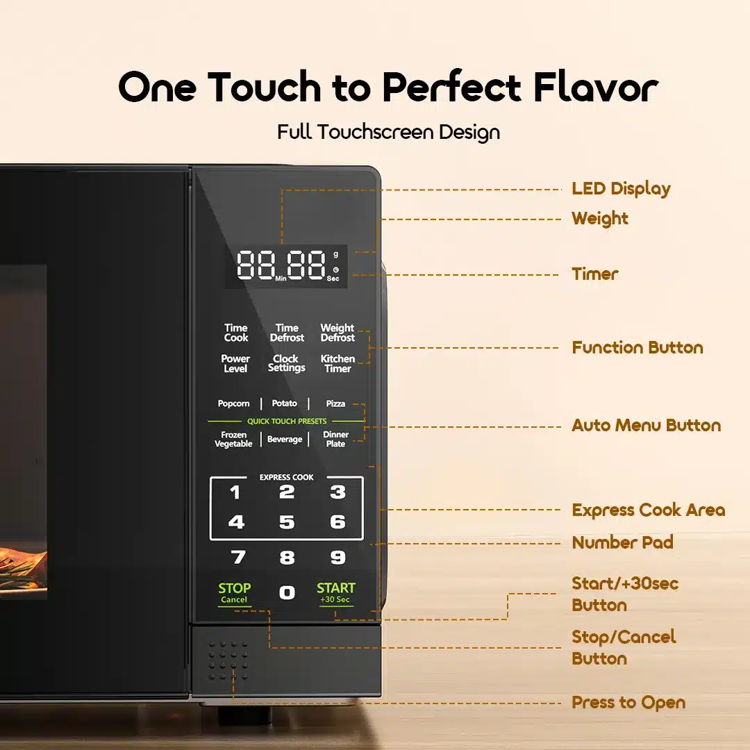 Oraimo InfiWave Lite 23L Energy Saving Touchscreen Microwave Oven 3