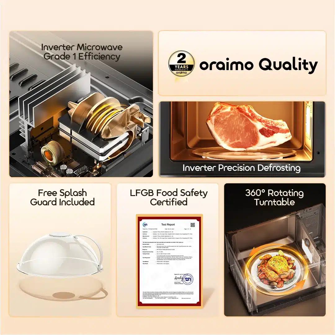 Oraimo InfiWave Lite 23L Energy Saving Touchscreen Microwave Oven 5