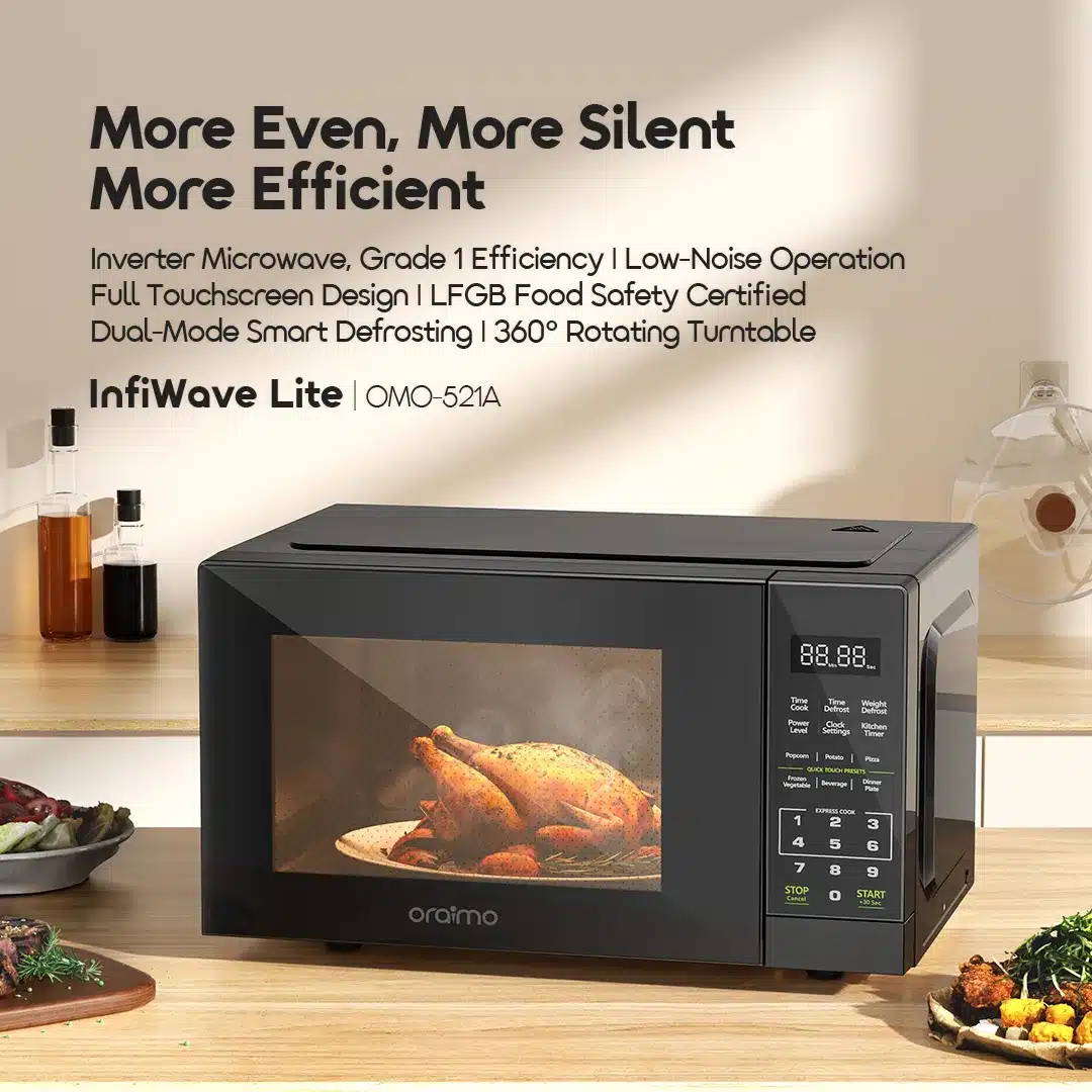 Oraimo InfiWave Lite 23L Energy Saving Touchscreen Microwave Oven 6