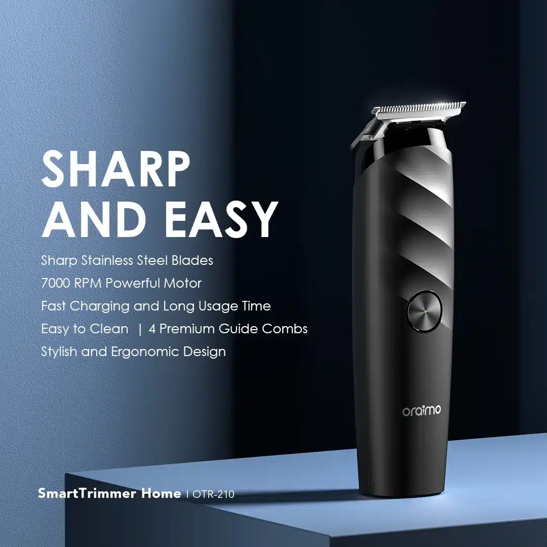 Oraimo SmartTrimmer Cordless Powerful Electric Trimmer 7