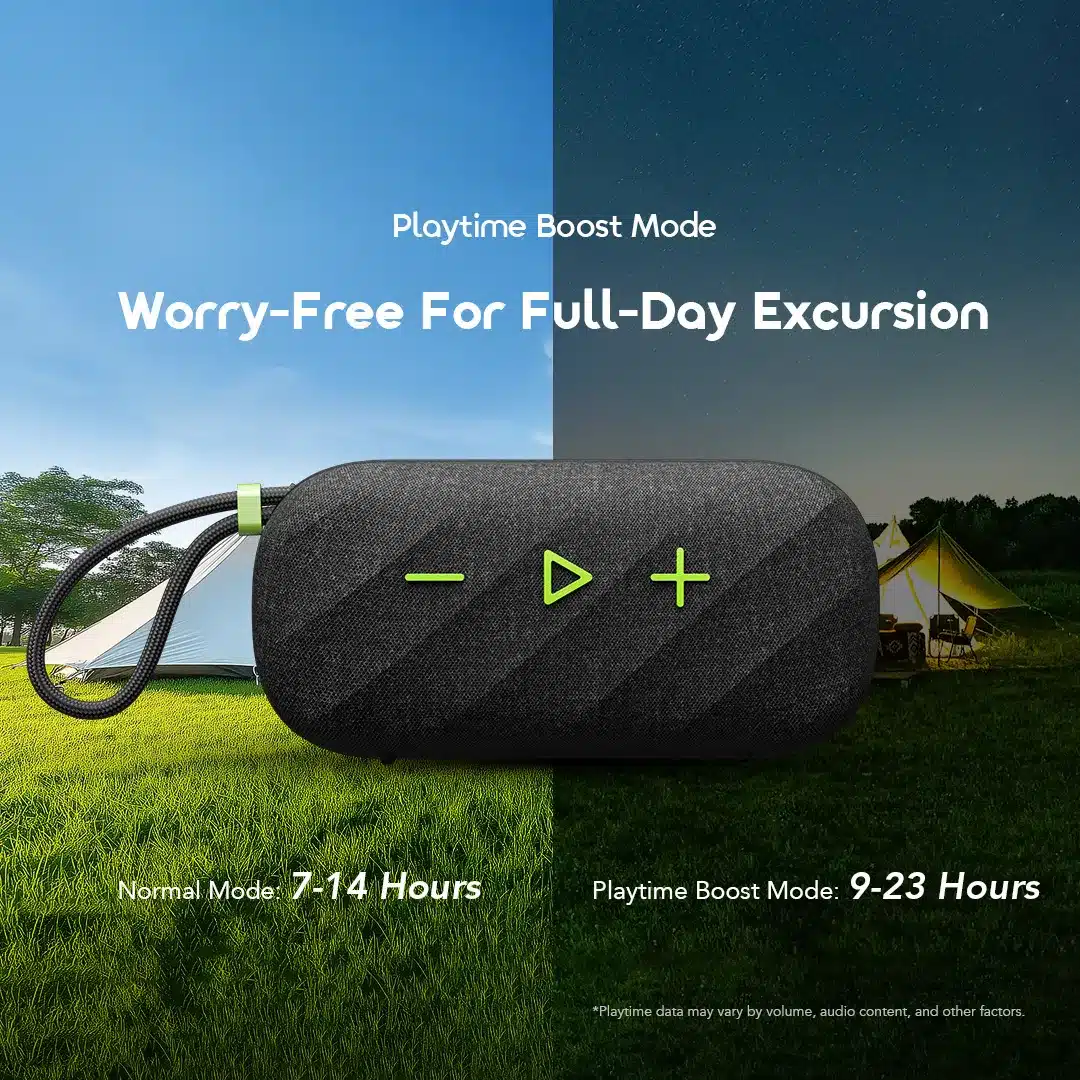 Oraimo SpaceBox Active 25W Portable Speaker with FM Radio Custom EQ 1