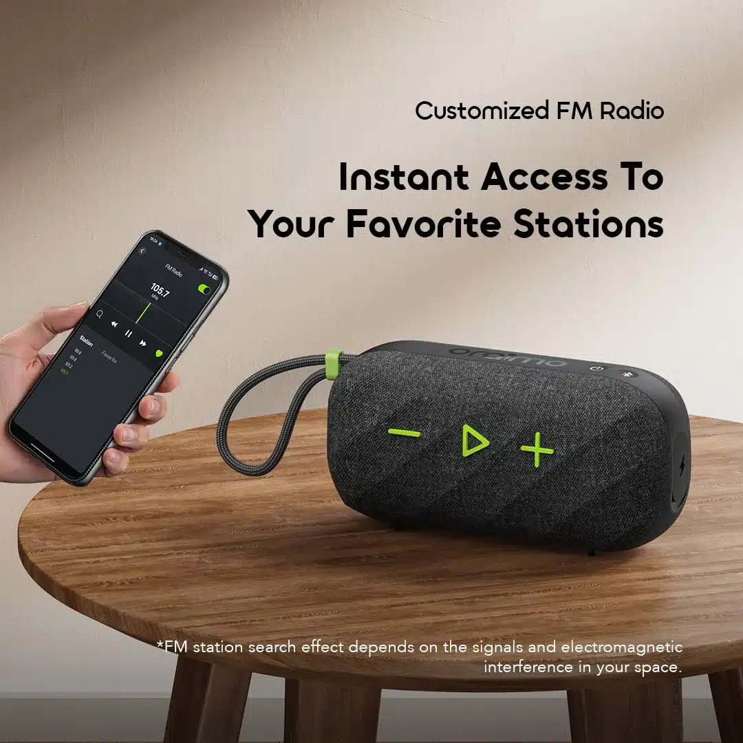 Oraimo SpaceBox Active 25W Portable Speaker with FM Radio Custom EQ 2