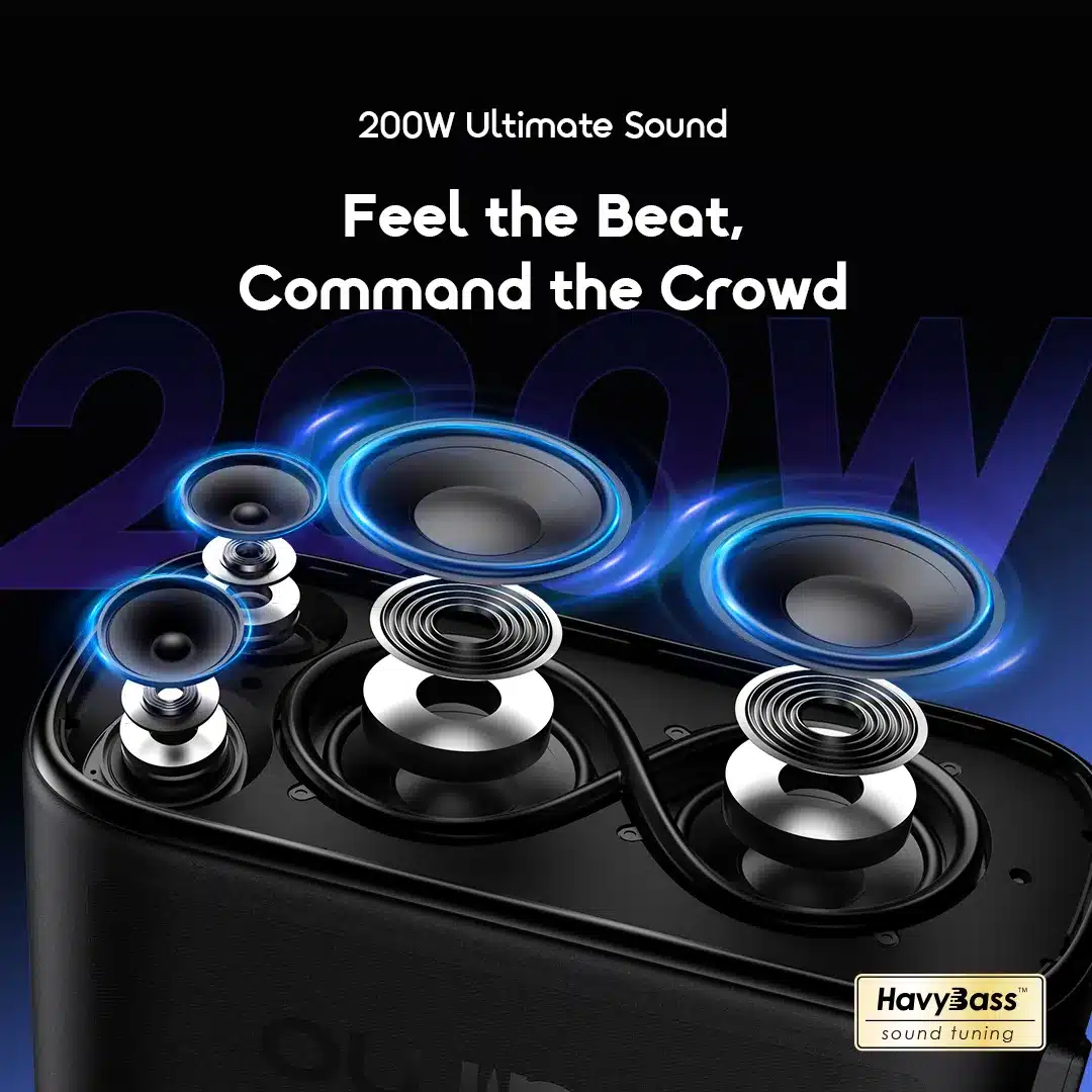 Oraimo SpaceBox Max 200W Auracast SpaceBox Max 5