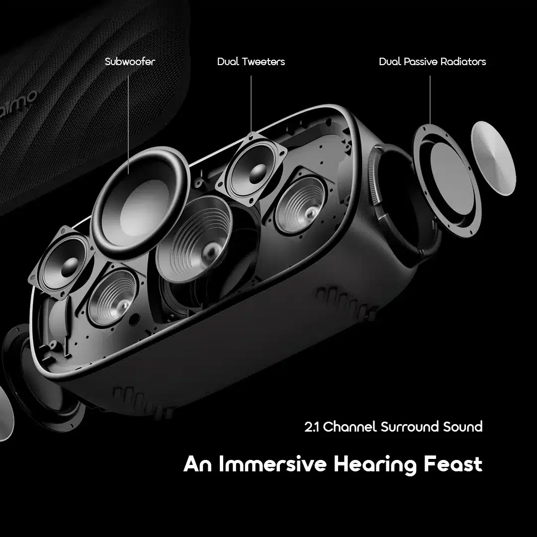 Oraimo SpaceBox Pro 80W Karaoke Support Wireless Speaker 3
