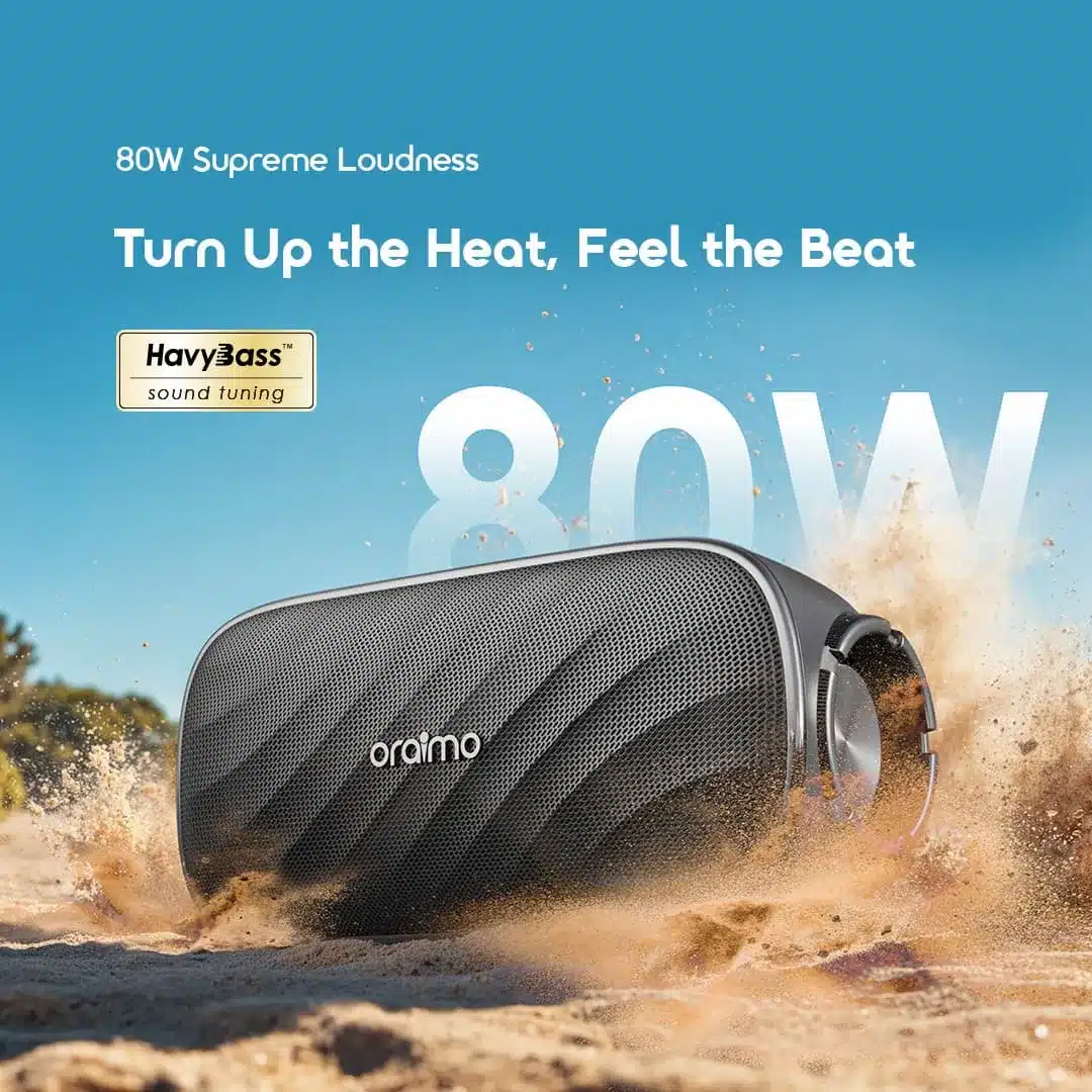 Oraimo SpaceBox Pro 80W Karaoke Support Wireless Speaker 5