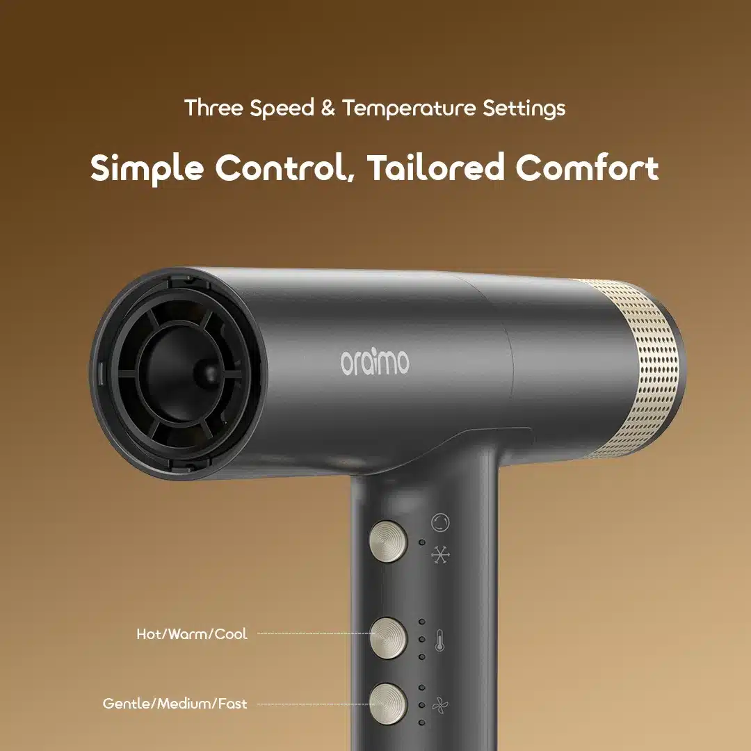 Oraimo Swift Dry High Speed Motor Hair Dryer 3