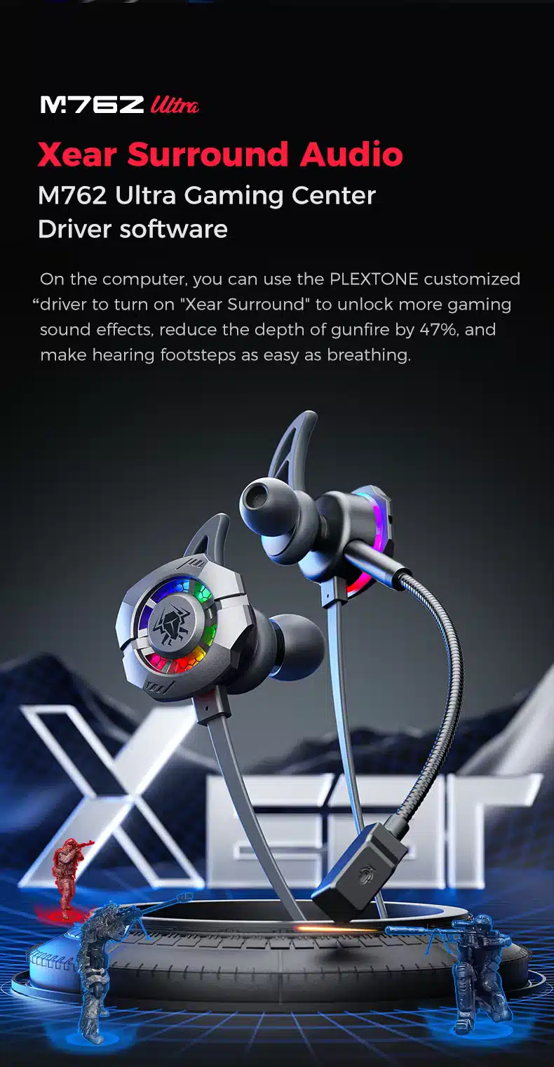 Plextone M762 Ultra 7.1 Channel Dual Mic Headset 1